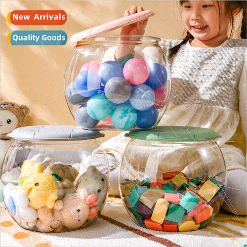 Toy storage box children stool organizer box toys clothes la