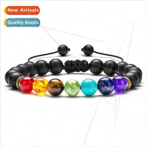 New Stone Beads 8MM Volcanic Stone Yoga Bracelet Volcanic St