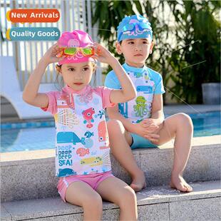 and girls long swimsus sleev drying boys quick Childrens spl