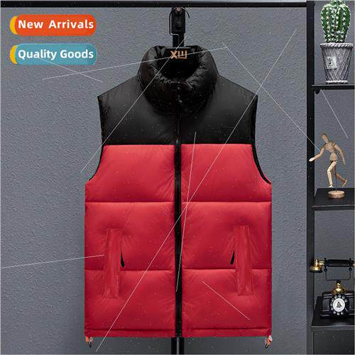 Autumn winter down cotton vest men thickened net  jacket sho
