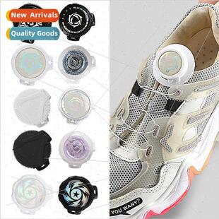 rotating shoe shape wire saucer rope lazy Sneakers buckle
