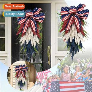 home July whe red new wreath Day Independence Fourth U.S.