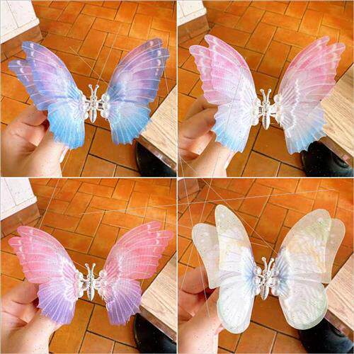 Children hair accessories will move butterfly girls baby han