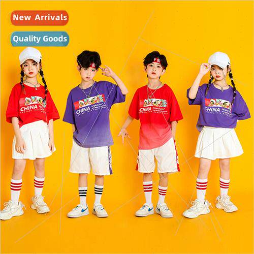 June 1 childrens permance clothing Chinese  cheerleader perm