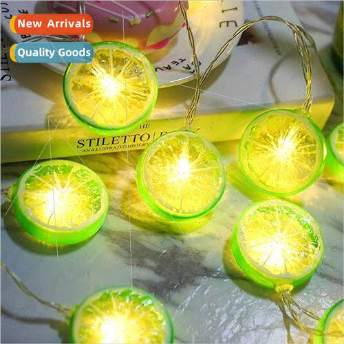 led fru lemon flashing lights colorful lights string lights