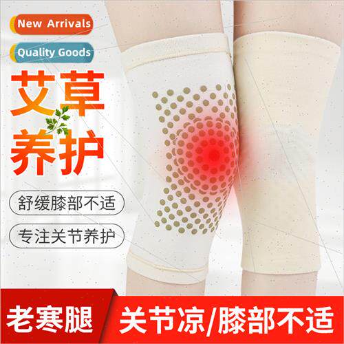 Wormwood knee pads warm old cold legs hot compress men and w