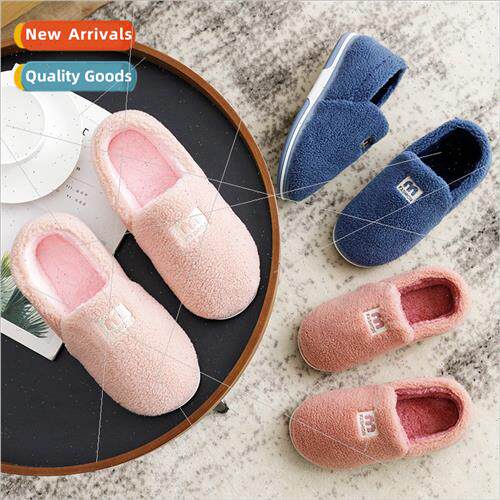Autumn winter warm round head simple package wh slippers mal