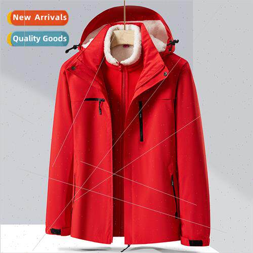 Hooded rushing jacket men outdoor windprowaterprofall winter