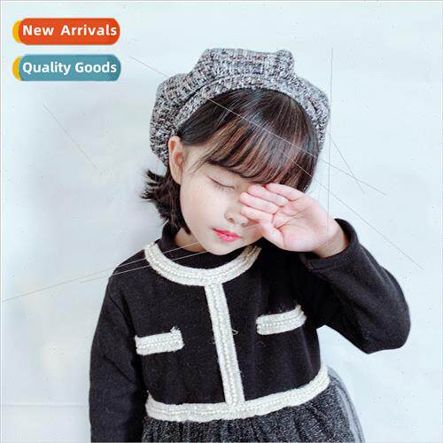 Small perfume wind children hats autumn winter new simple co