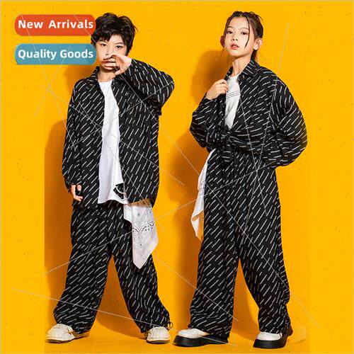 Children Set Dance Permance Costume Boys Hip Hop  Clothes hi