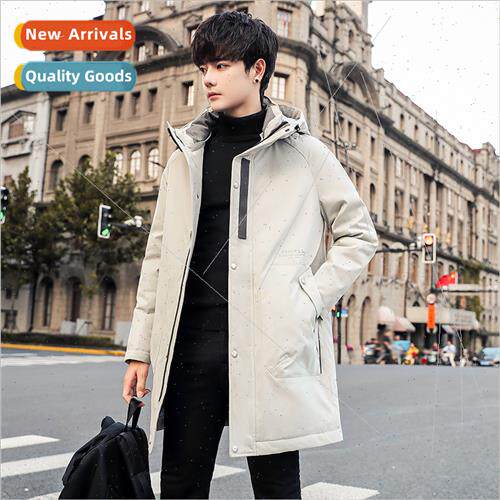 Casual windbreaker men medium-length 2023 spring fall new wi