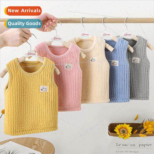 Autumn winter new boys padded baby vest children outside wea