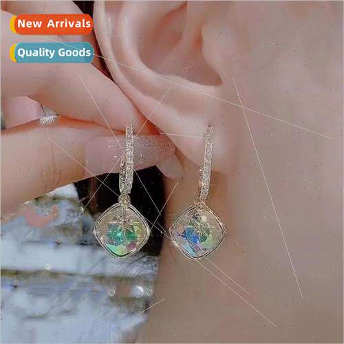 S925 silver pin hundred wh earrings niche earrings earrings