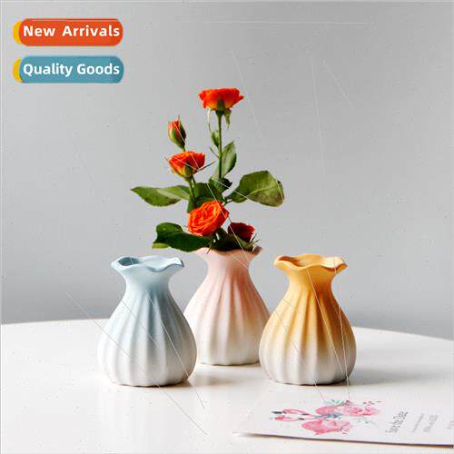 Modern simple mini ceramic vase creative home desktop decora