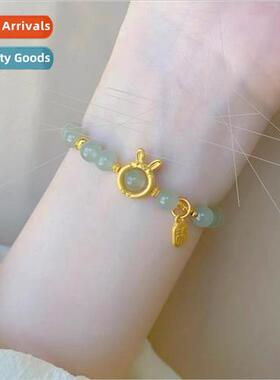 Chinese Zodiac Rabb SGold Bracelet Bunny Blessing gn Rabb Ea