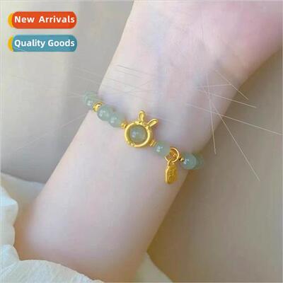 Chinese Zodiac Rabb SGold Bracelet Bunny Blessing gn Rabb Ea