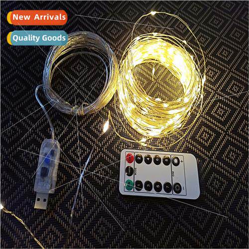 LED string lights USB remote control copper wire string ligh