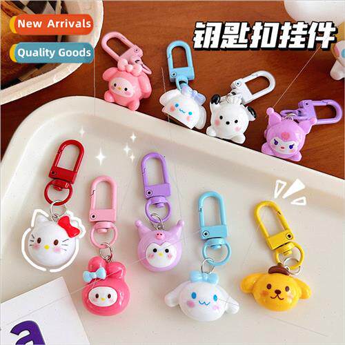 Cute cartoon round face head whole body keychain pendant Jap
