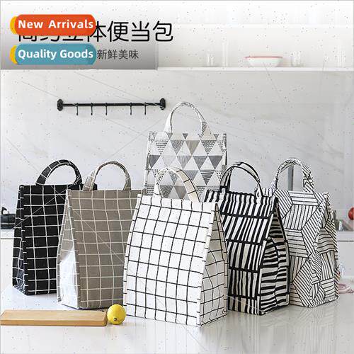 Japan waterprohandheld picnic lunch bag portable canvas insu