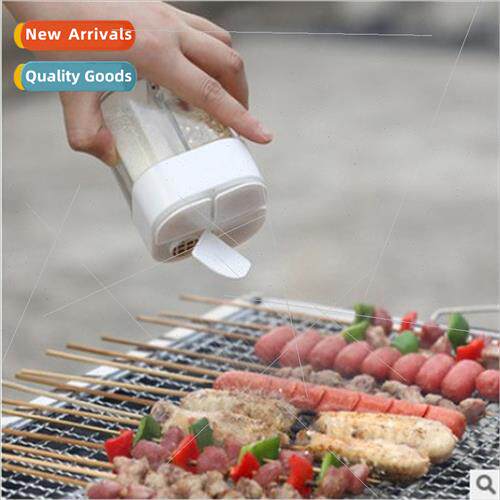Four in one flip lid seasoning jar portable outdoor barbecue