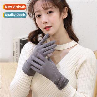 gloves warm women not windproplus Autumn downy winter