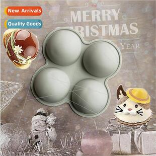 biscu cre semi ice cake mold chocolate circle even