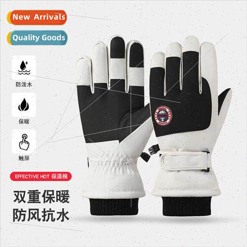 Ski gloves windprowaterproX6 men women winter padded thicken