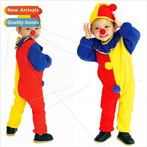 Halloween cosplay costumes Childrens Clown Costumes Masquera