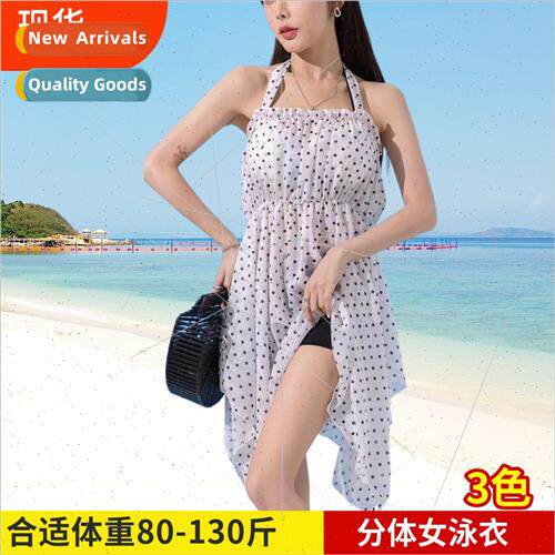 Swimsu women 2023  bikini three-piece polka dot Korea small