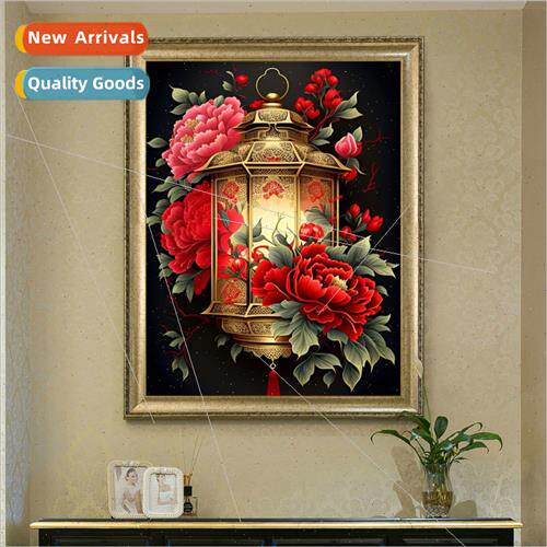 Cross stch 2023 new peony flower handmade diy thread embroid