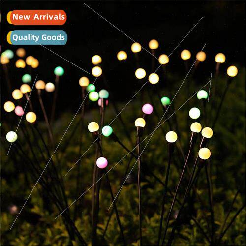 LED Solar Firefly ghts Wind Firefly Outdoor Camping Plug-in