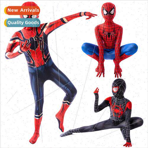 Iron Spider-Man Dress Jumpsu Su Expedion Miles Halloween Kid