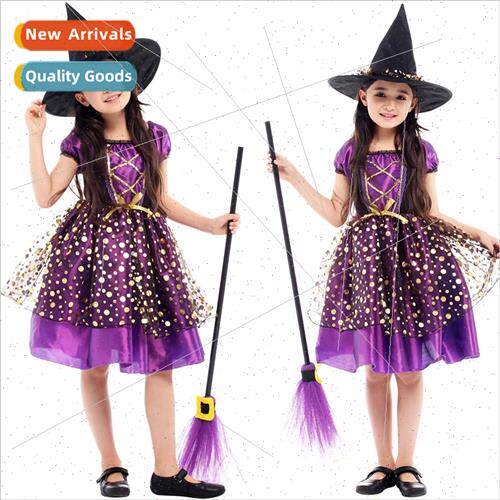 Halloween Cosplay Costumes Kids Magic Wch Costume Poncho G-0