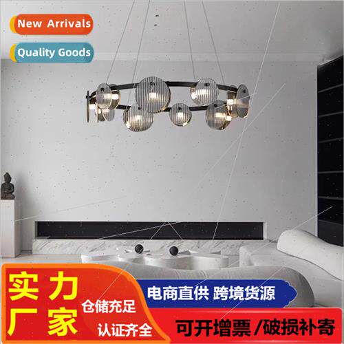 Modern designer atmospheric living room glass chandelier Ita
