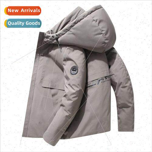 Winter down jacket men short new thickened warm splicing pri