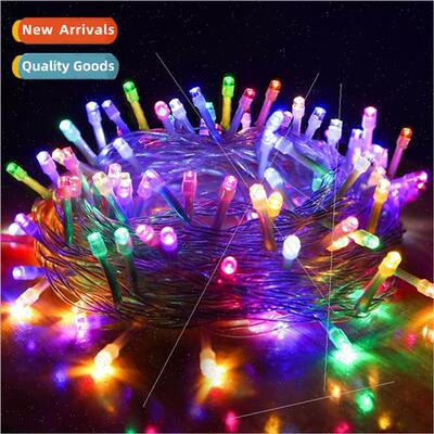 Creative full star LED lights string battery box colorful st