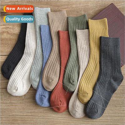Socks womens mid-calf socks autumn and winter new jk wind le