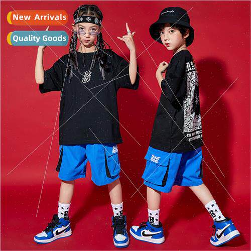 Girls Set Dance  Hip Hop Summer Kindergarten Dance Permance