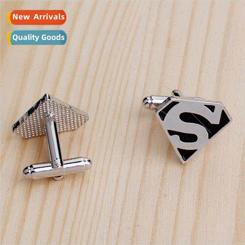 New Cufflinks Superman  Fashion French Cufflinks Cuff Studs