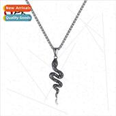 Steel Stainless Snake Pendant Titani Europe Hundred Creative