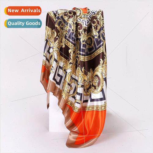 Spring summer new simulation silk scarf female wild career s