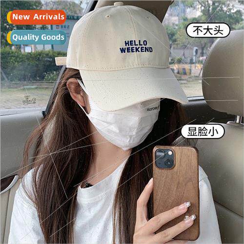 Duck tongue cap female spring summer 2023 new show face smal