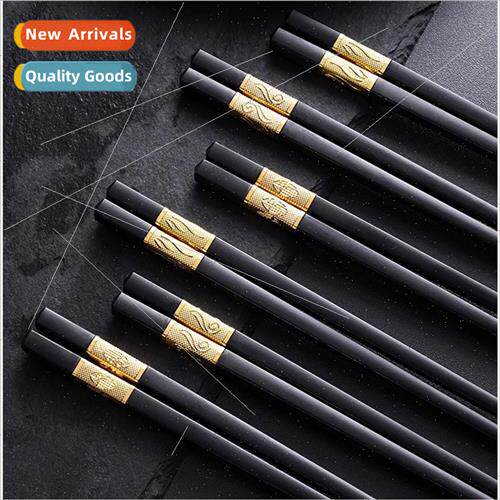 Home Hotel Hotel Restaurant Alloy Chopsticks Golden Blessing