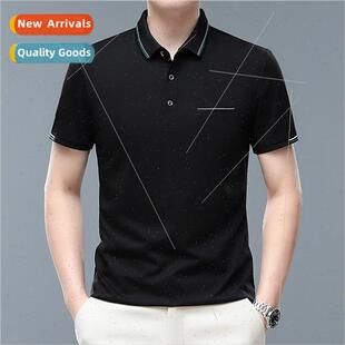 polo shirt short Korea summer sleeved tide Lapel men
