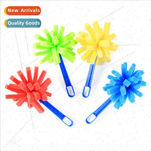 Children sponge stamp cartoon sponge brush kindergarten DIY