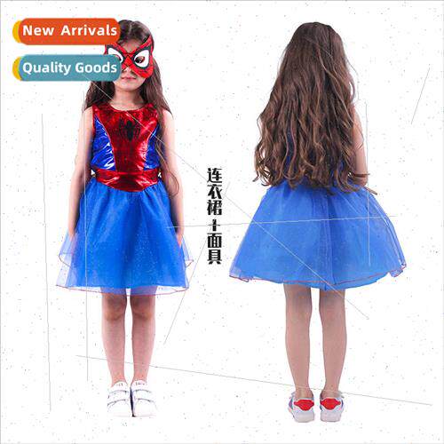 Halloween  Spider-Woman cosplay children stage costume perma