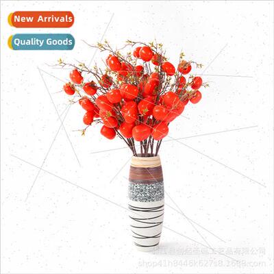 Chuangqi high-grade simulation 7 persimmon branches fake flo