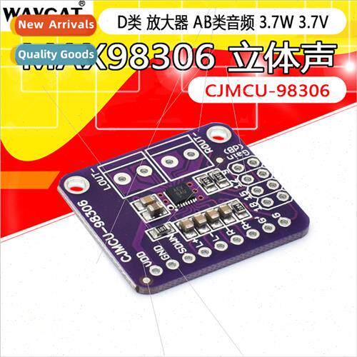 CJMCU-98306 MAX98306 Stereo Class D Amplifier Class AB Audio