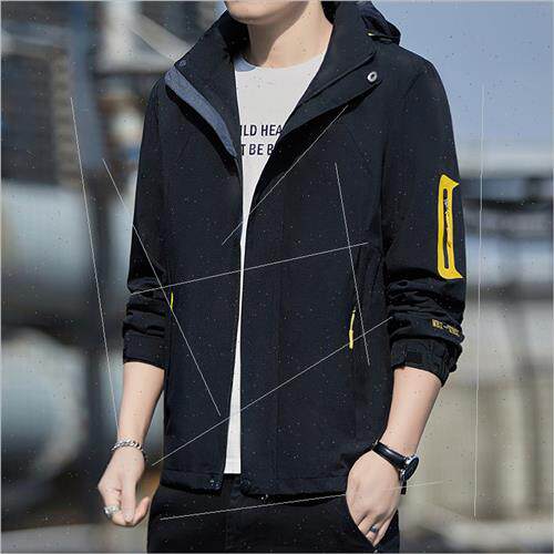 2023 new outdoor sports men punching jacket mountaineering c