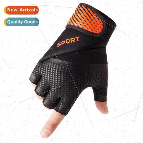 New fness gloves outdoor sports half finger anti-slip anti-s